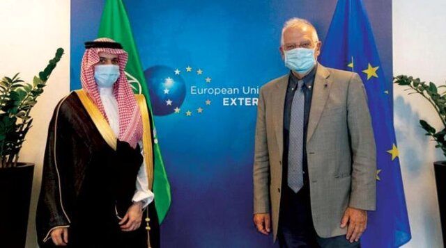 رایزنی وزیرخارجه عربستان با نماینده اتحادیه اروپا درباره ایران