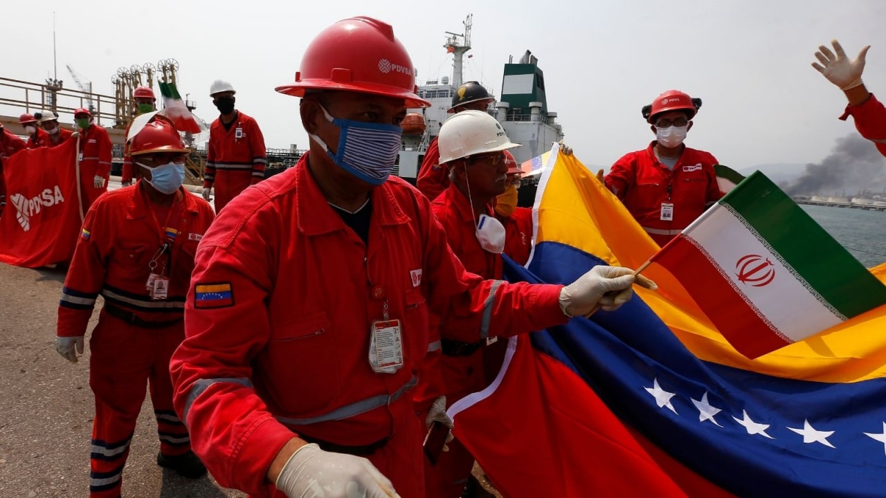 تحریم نفت ایران و ونزوئلا 