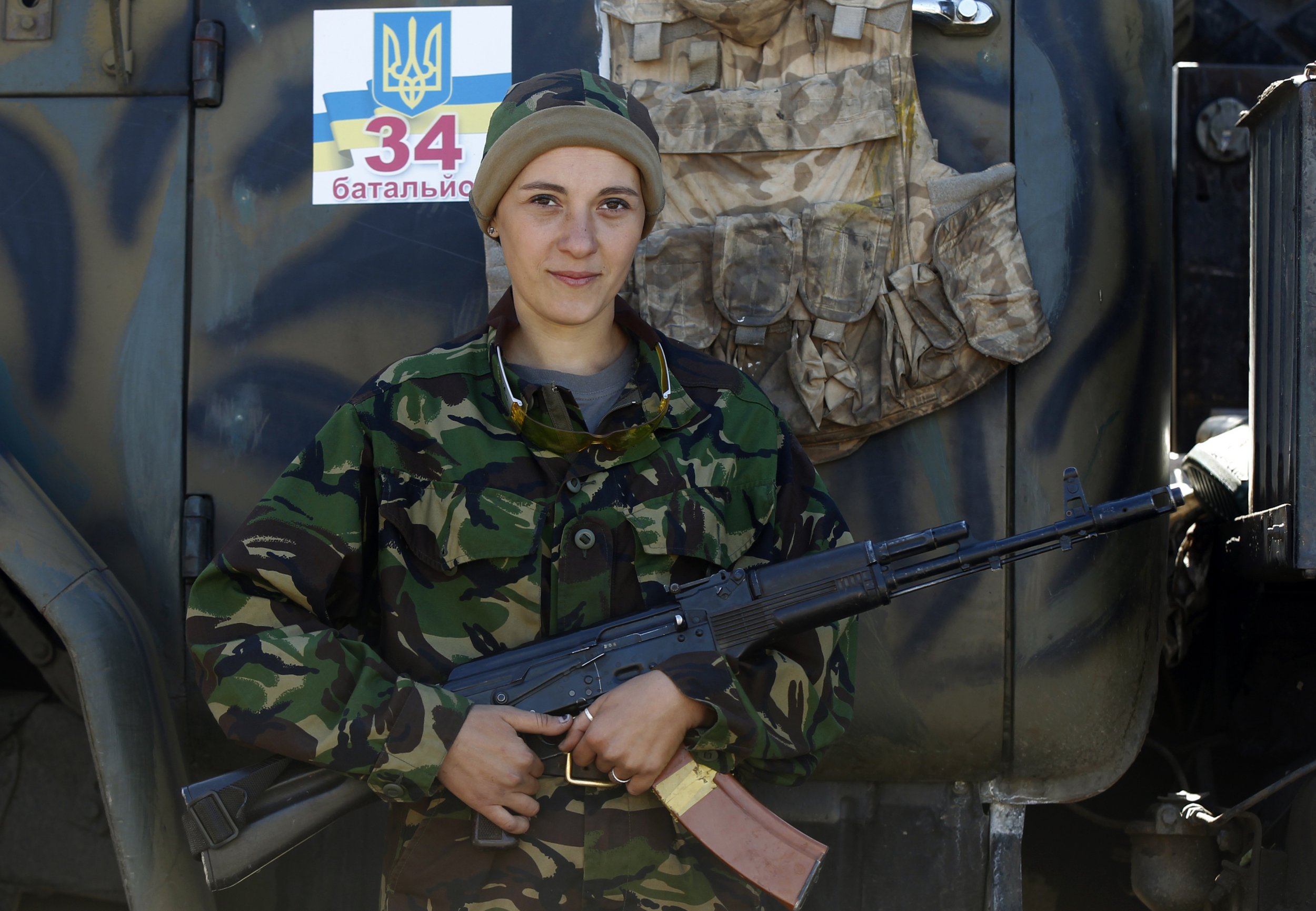 آموزش نظامی زنان اوکراینی + عکس