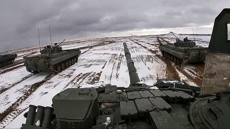 حرکت ارتش روسیه از دو محور به سمت کی‌یف