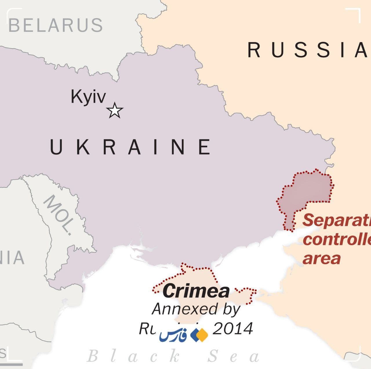 نقشه گوگل در اوکراین از کار افتاد