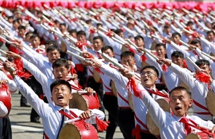جشن بزرگ در کره شمالی