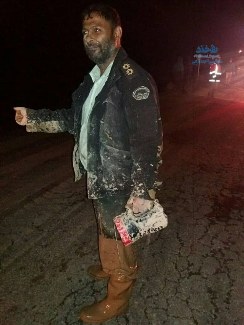 تصویر تکان دهنده از پلیس جاجرمی