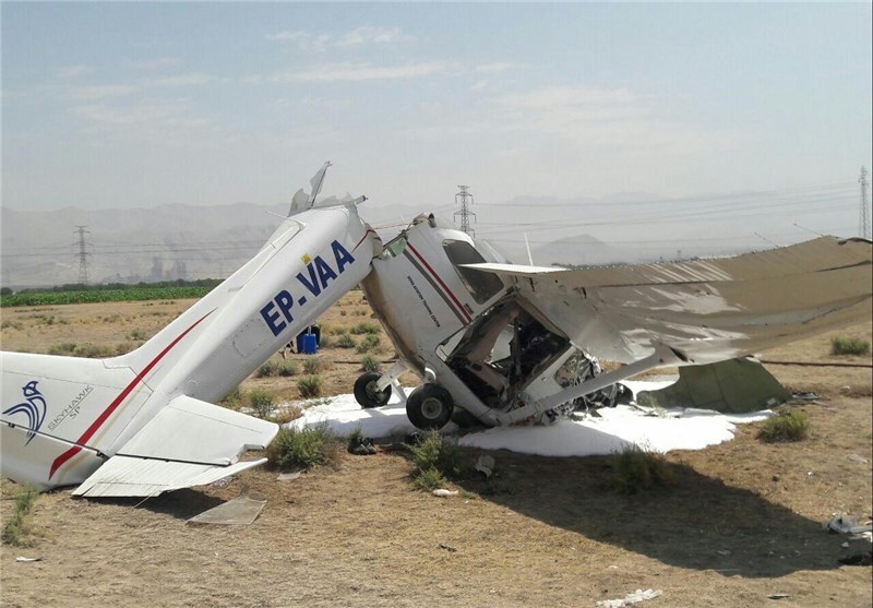 سقوط هواپیما در شرق تهران