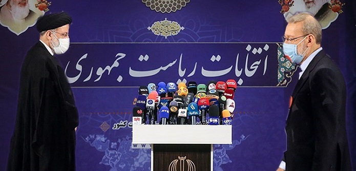 رئیسی و لاریجانی در انتخابات ۱۴۰۰