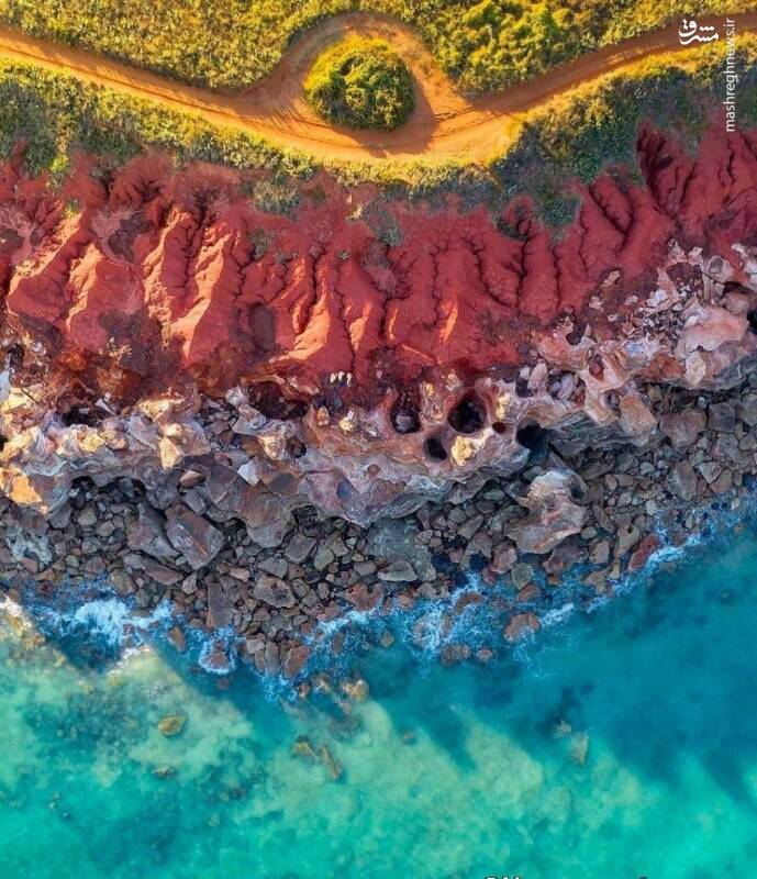 ساحل رنگی در استرالیا