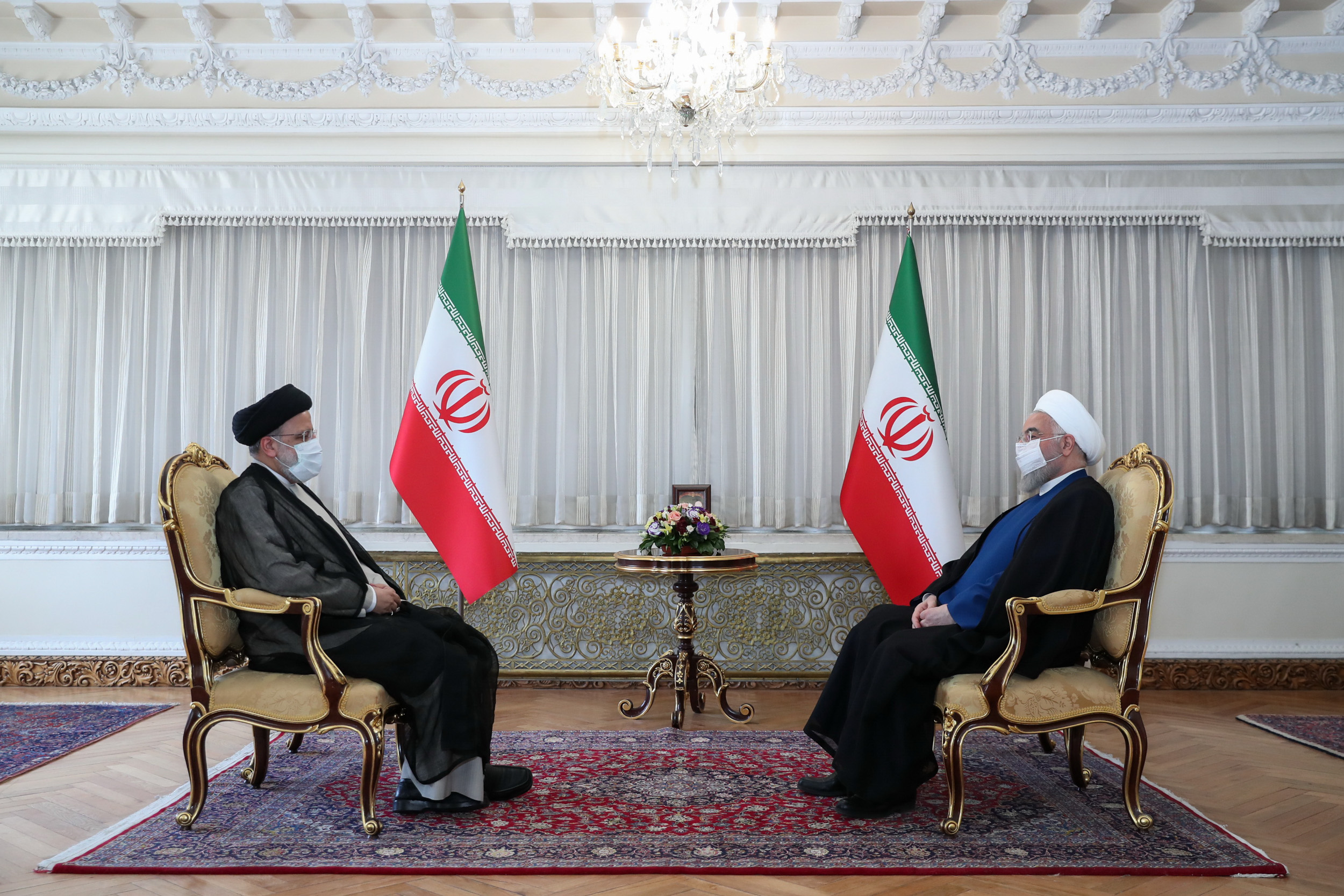 تصاویر دومین دیدار روحانی با رئیس جمهور منتخب