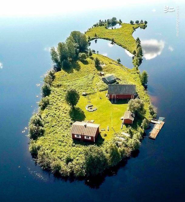 جزیره‌ای کوچک در فنلاند