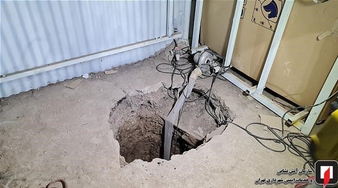 سقوط سه مرد جوان در یک چاه منجر