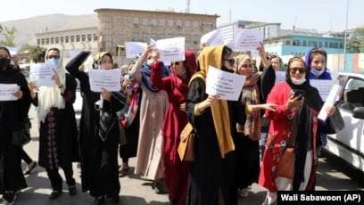 زنان افغان خواستار حراست از حقوق‌شان در دولت آینده طالبان شدند
