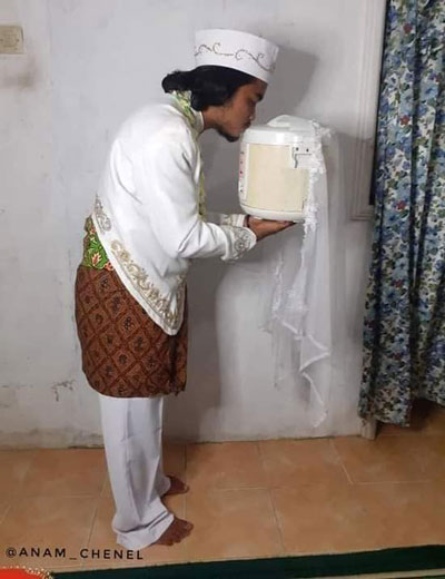 مرد اندونزیایی با پلوپز ازدواج کرد!