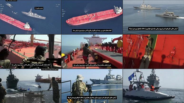 سپاه ویدئوی کنترل نفت‌کش را منتشر کرد/ روایت متفاوت ایران و آمریکا از رویارویی در دریای عمان
