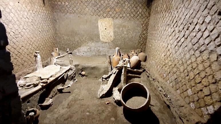 دریچه‌ای بر زندگی فرودستان روم باستان: کشف «اتاق برده‌نشین» در کاوش‌های پمپئی