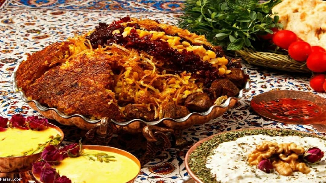 طرز تهیه قیمه شاه عباسی یا قیمه لا پلو با ته‌دیگ