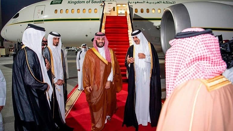 نخستین سفر ولیعهد سعودی به دوحه پس از احیای روابط