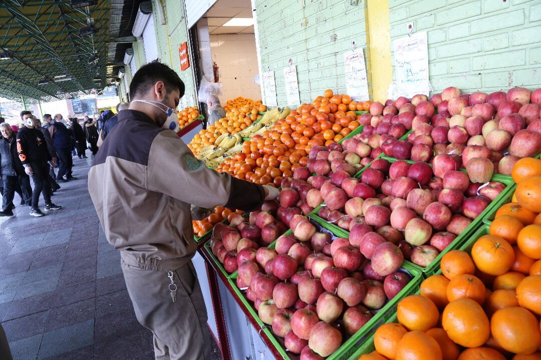 قیمت میوه و تره بار در دهمین روز فروردین
