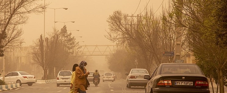  وضعیت گرد و غبار در تهران