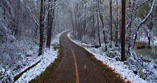 امروز کدام جاده‌ها برفی است؟
