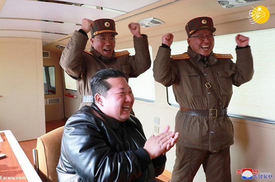 خوشحالی اون هنگام آزمایش هیولای کره شمالی