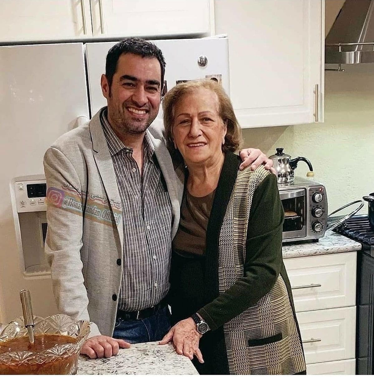 تصویری از مادر شهاب حسینی در آمریکا