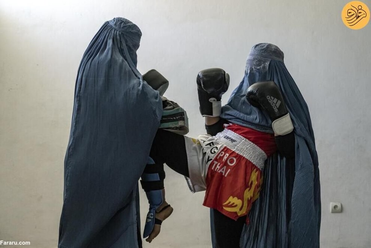 عکس/ پوشش عجیب دختران ورزشکار افغان