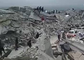 فیلم/ شهر حریم سوریه از روی زمین محو شد