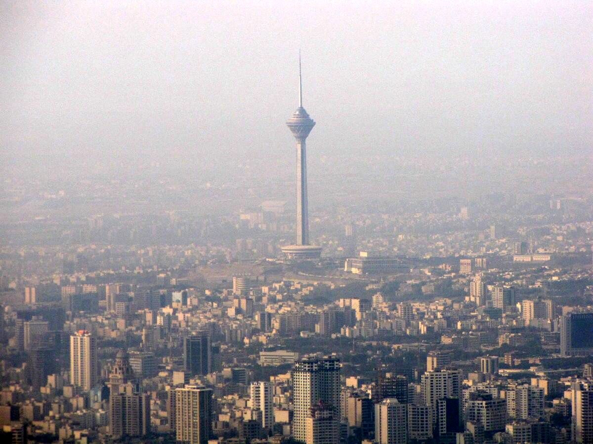 هوای تهران در  وضعیت ناسالم
