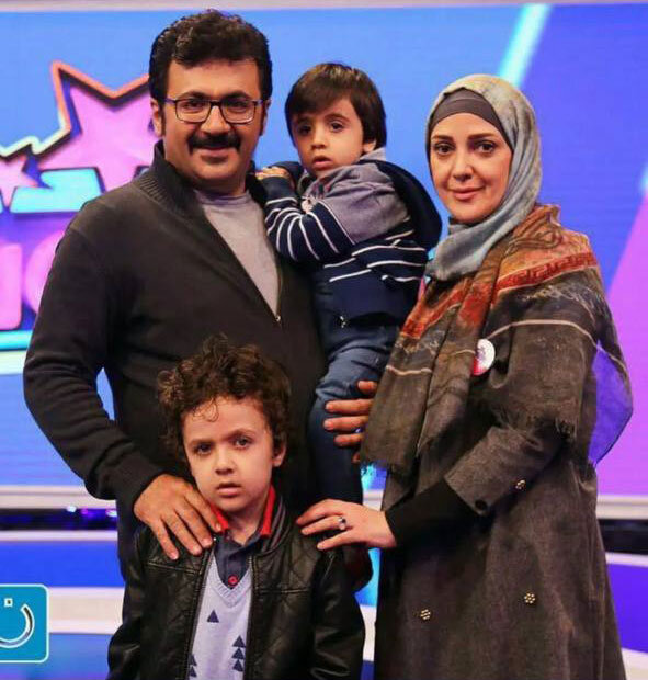 آخرین عکس شهرام عبدلی با همسر و فرزندانش