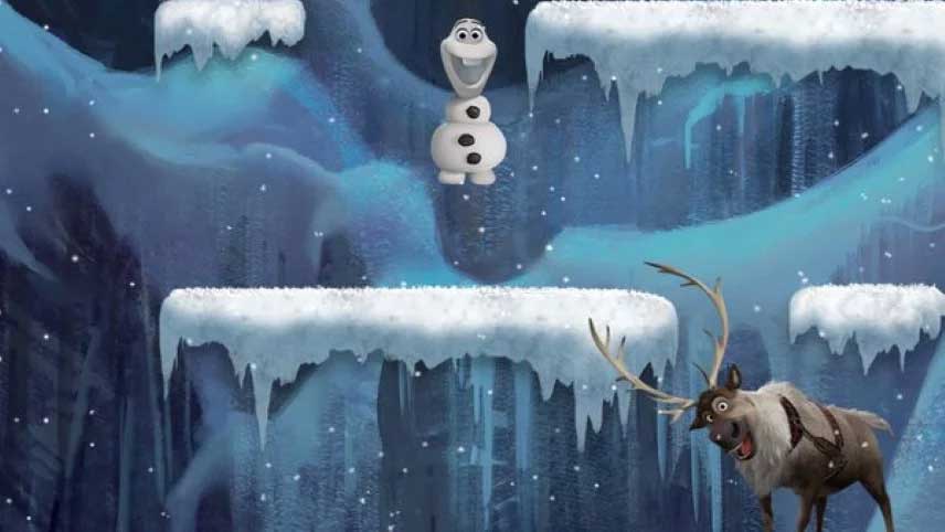 بازی Olaf’s Freeze Fall