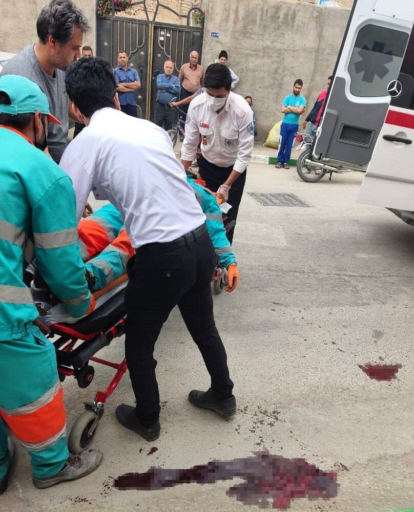 قتل یک پاکبان در مشهد با شلیک ۵ گلوله + عکس