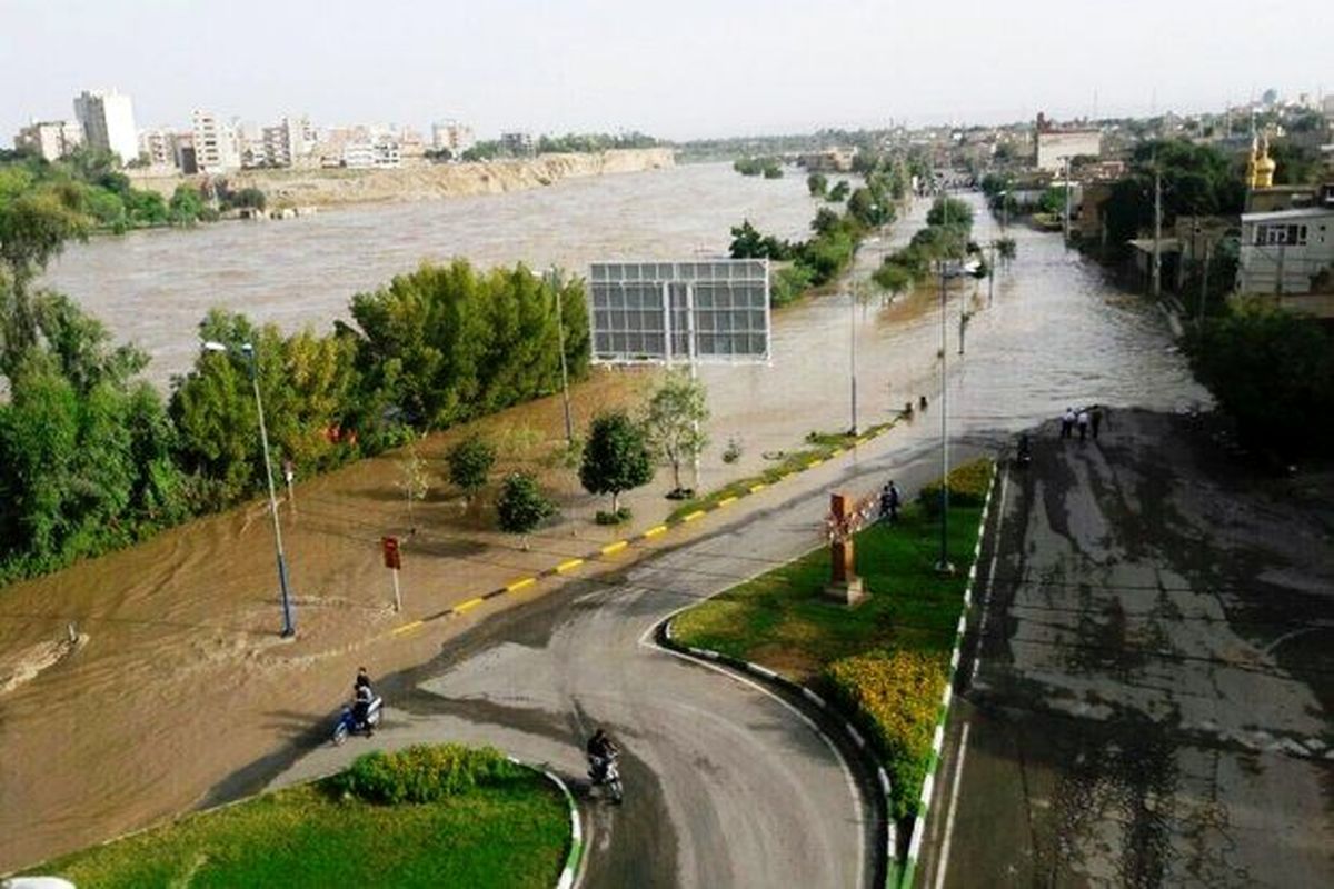 سیلاب در شمال شرق استان تهران