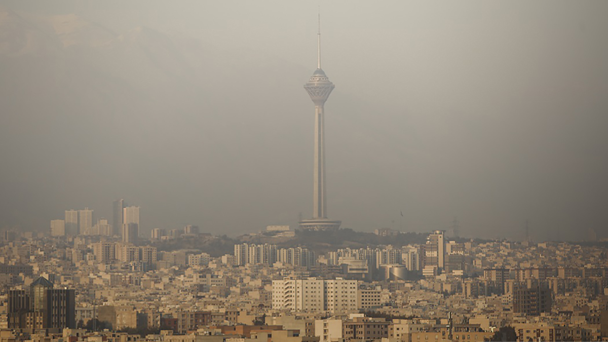 ایران در غبار ذرات آلوده