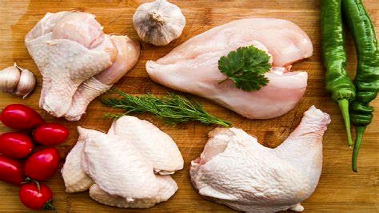 گوشت مرغ بسته بندی