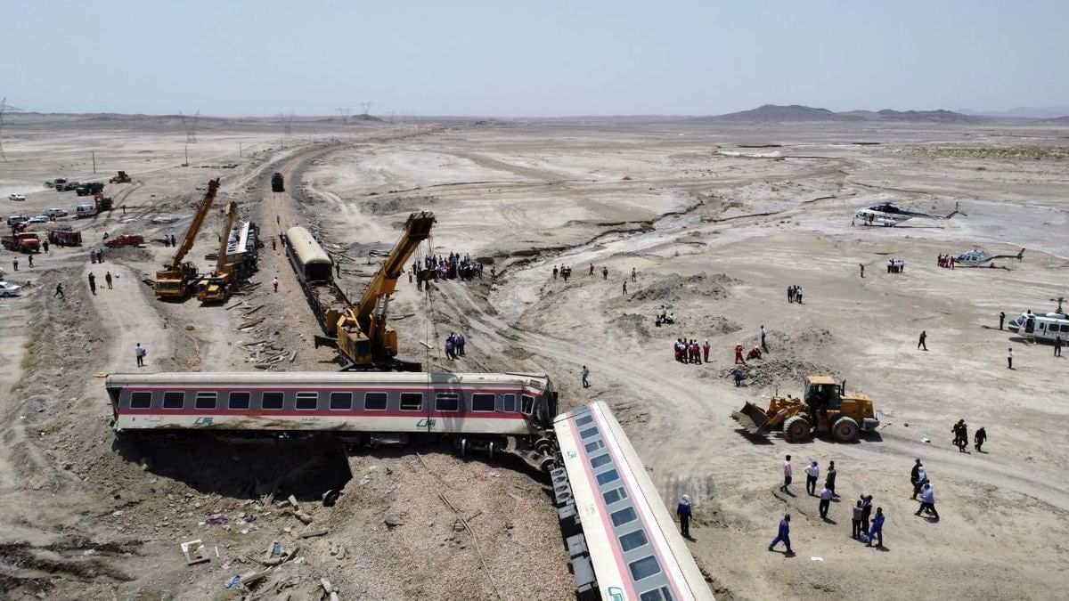 عوامل اصلی حادثه قطار مشهد یزد