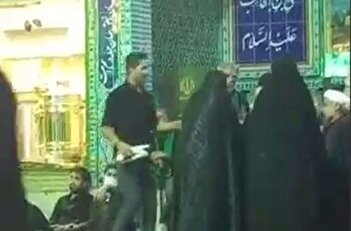اعتراض خانم‌های محجبه یزدی به یک روحانی + فیلم