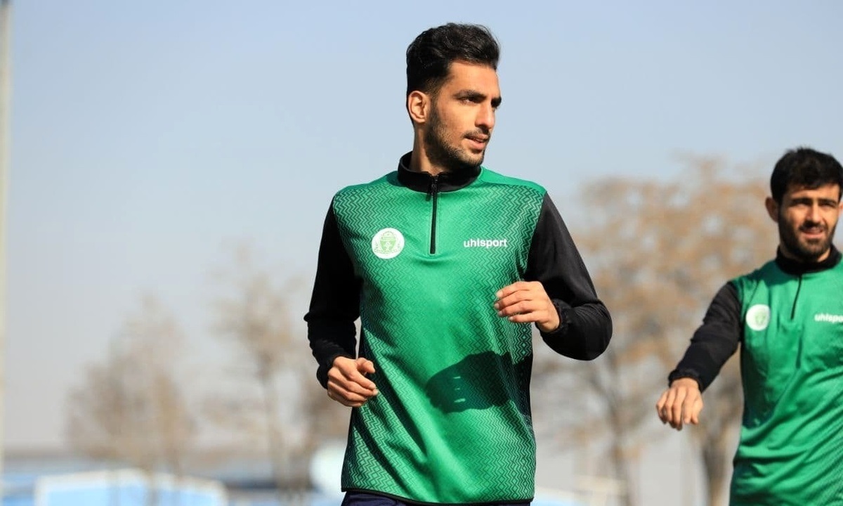 سعید باقرپسند مهاجم تیم فوتبال ذوب آهن اصفهان