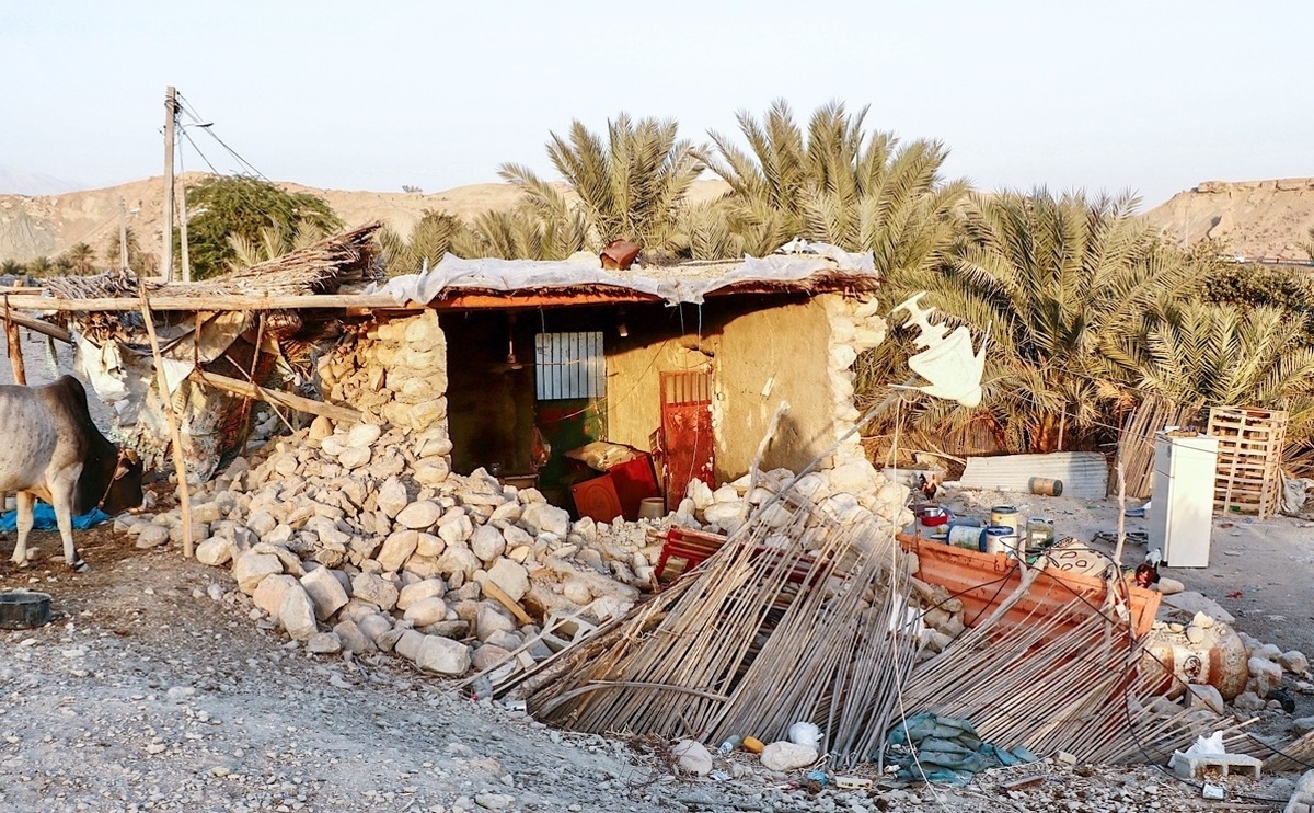 مناطق زلزله‌زده استان هرمزگان
