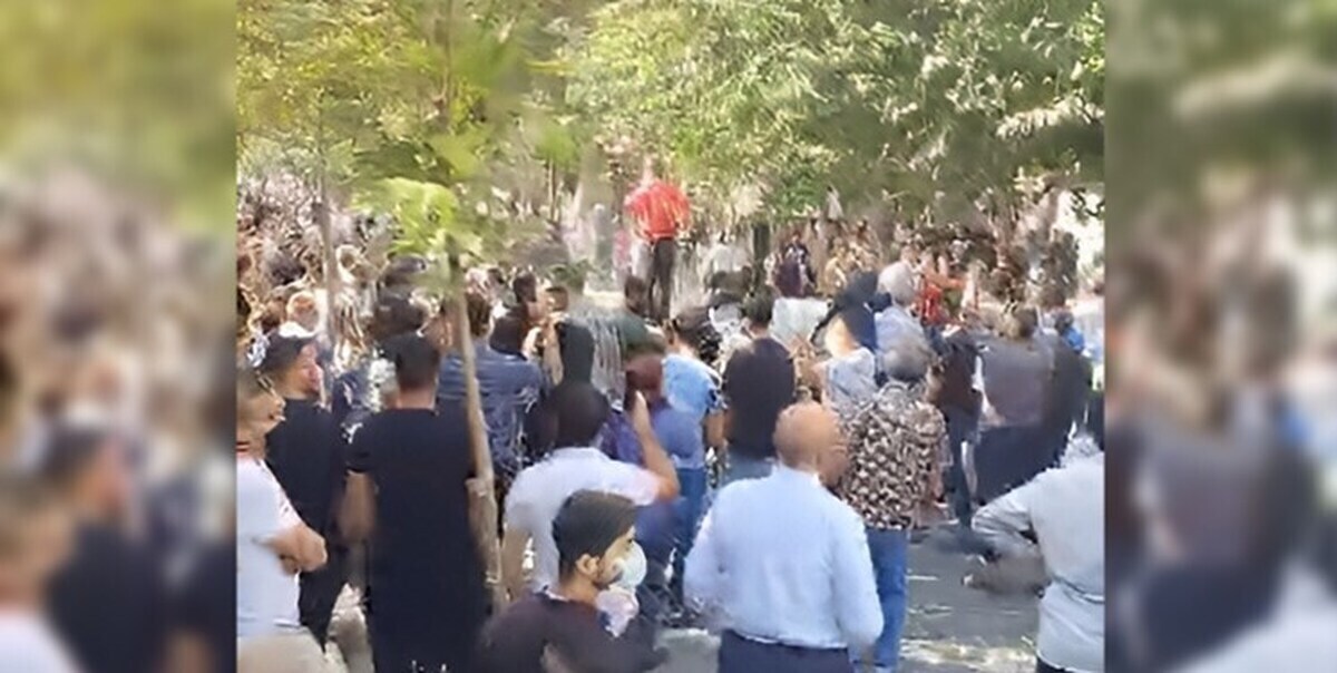 تجمع اعتراضی بازار تهران