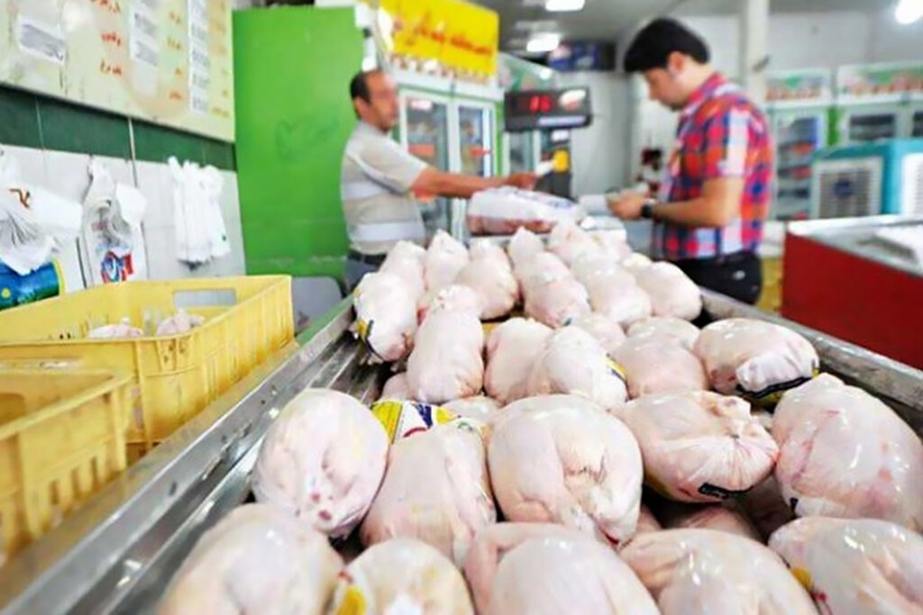 جدیدترین قیمت مرغ در بازار تهران