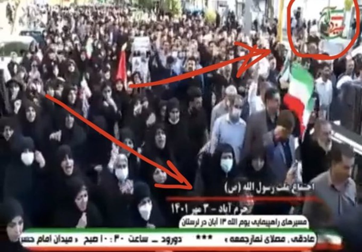 عجیب‌ترین گاف‌های تلویزیون در راهپیمایی ۱۳ آبان
