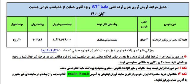 فروش فوق‌العاده ایران خودرو بدون قرعه‌کشی