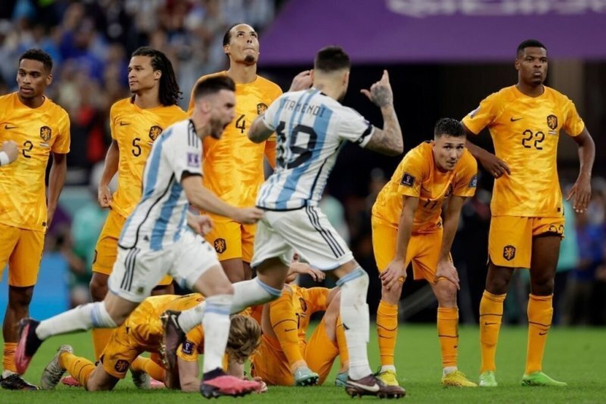 شادی پس از گل جام جهانی