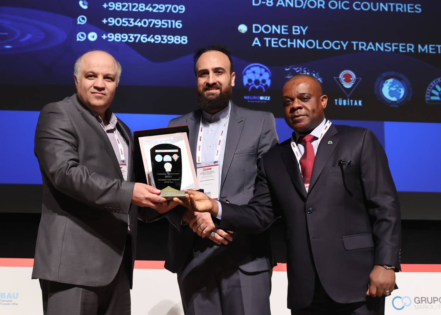 تقدیر از از برگزیدگان جایزه بین‌المللی انتقال فناوری در ترکیه