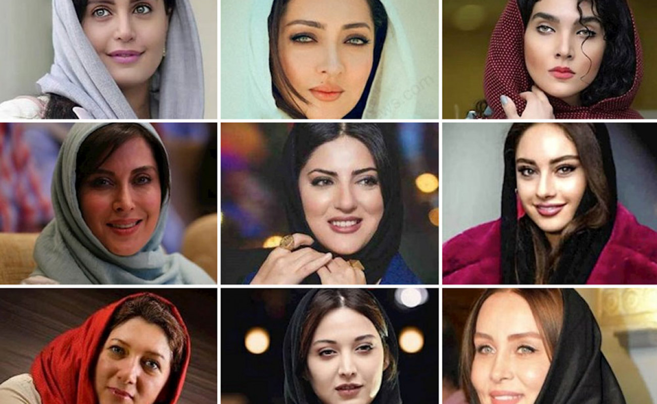بازیگران زن  ایرانی چشم رنگی