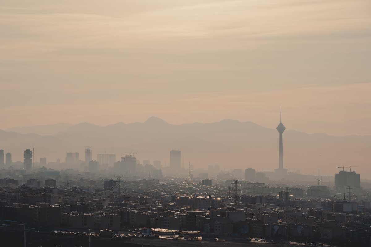 وضعیت آلودگی هوای تهران در ۱۱ دی ۱۴۰۲