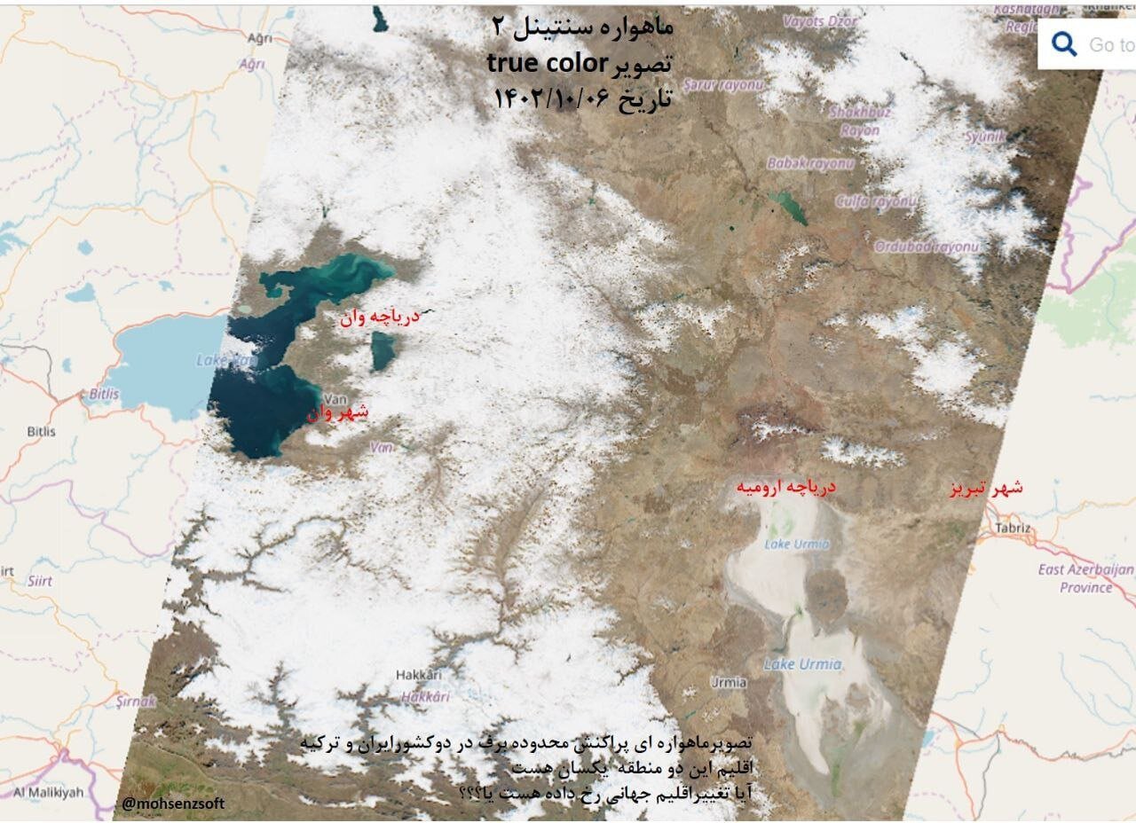 معمای یک دوگانه از پرآبی دریاچه وان و خشک شدن دریاچه ارومیه