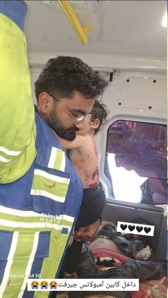 عکس دردناک از داخل کابین آمبولانس در حمله تروریستی کرمان