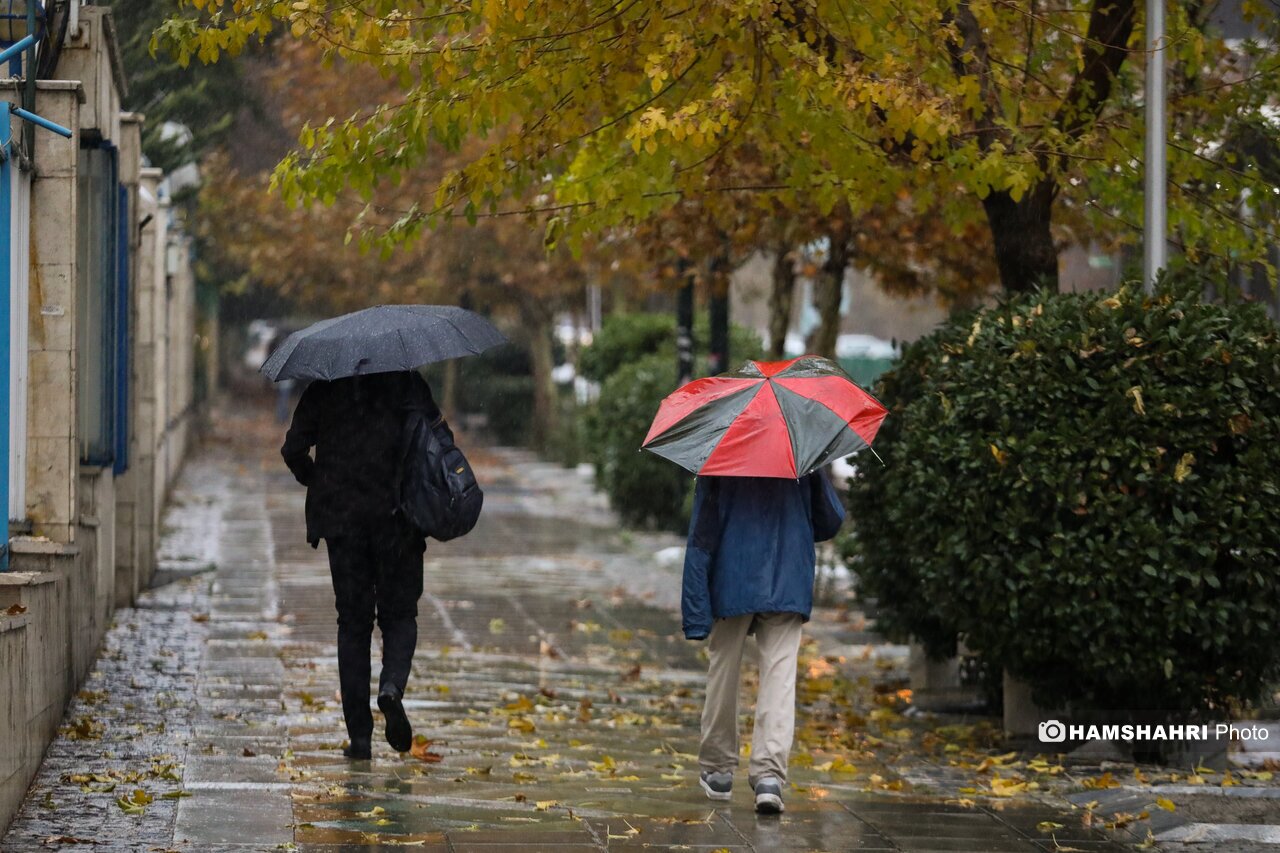 ورود سامانه بارشی به ایران؛ ۱۴ استان بارانی می‌شوند