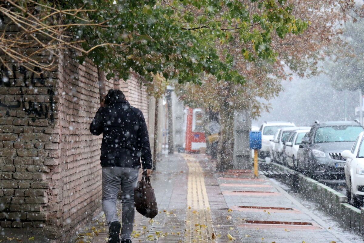 بارش برف در تهران ادامه دارد
