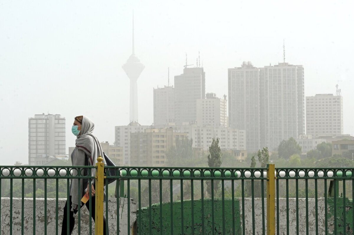 وضعیت آلودگی هوای تهران در ۱ بهمن ۱۴۰۲